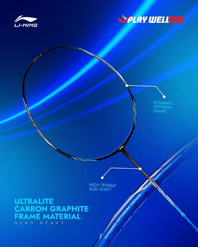 Top 4 mẫu vợt cầu lông Lining được nhiều người khuyên dùng 1 Ứng dụng nhiều công nghệ hiện đại với vợt Lining