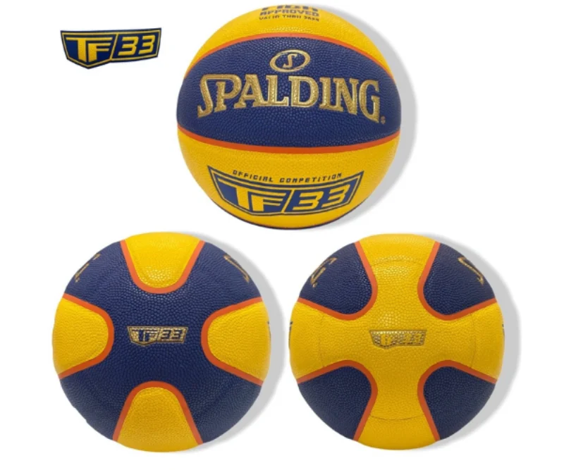 Quả bóng rổ Spalding TF-33 FIBA Gold 3 Đặc điểm nổi bật của quả bóng rổ Spalding TF-33 VIBA gold