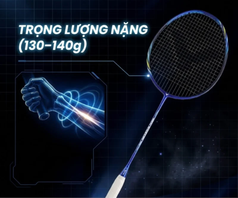 Lực căng vợt cầu lông bao nhiêu là phù hợp? 4 Lựa lực căng vợt cầu lông theo lực cổ tay